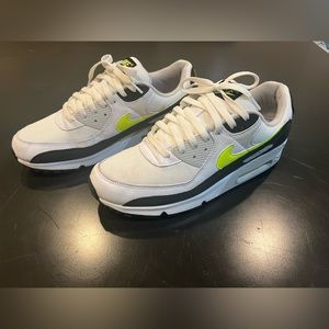 Air Max 90 White/Black/Hot Lime
